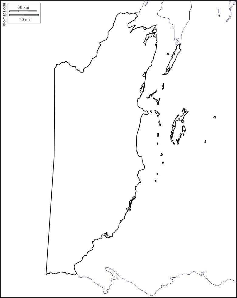 Mapa Belize eskema