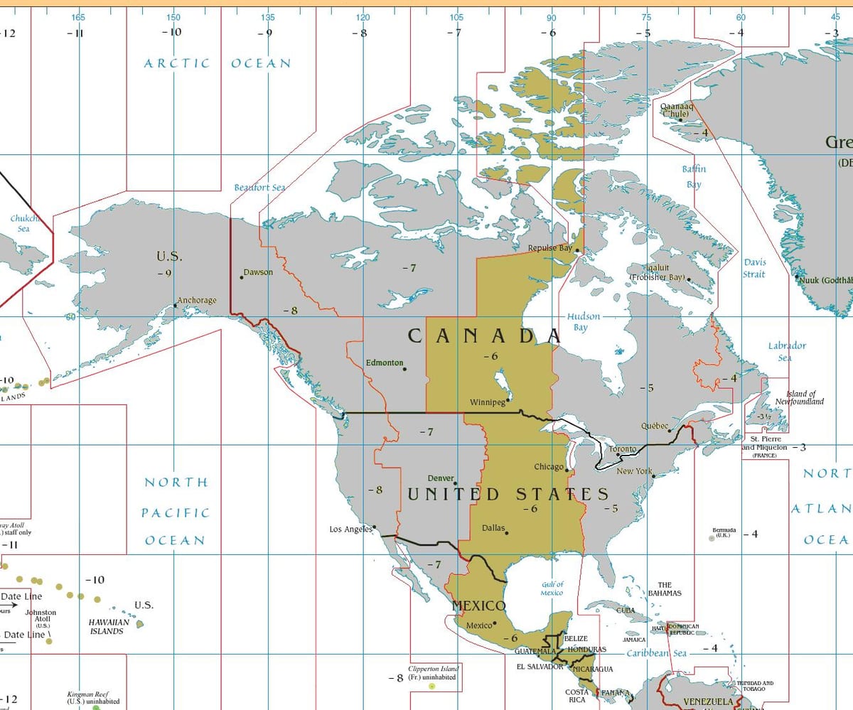 Mapa Belize ordu-zona 