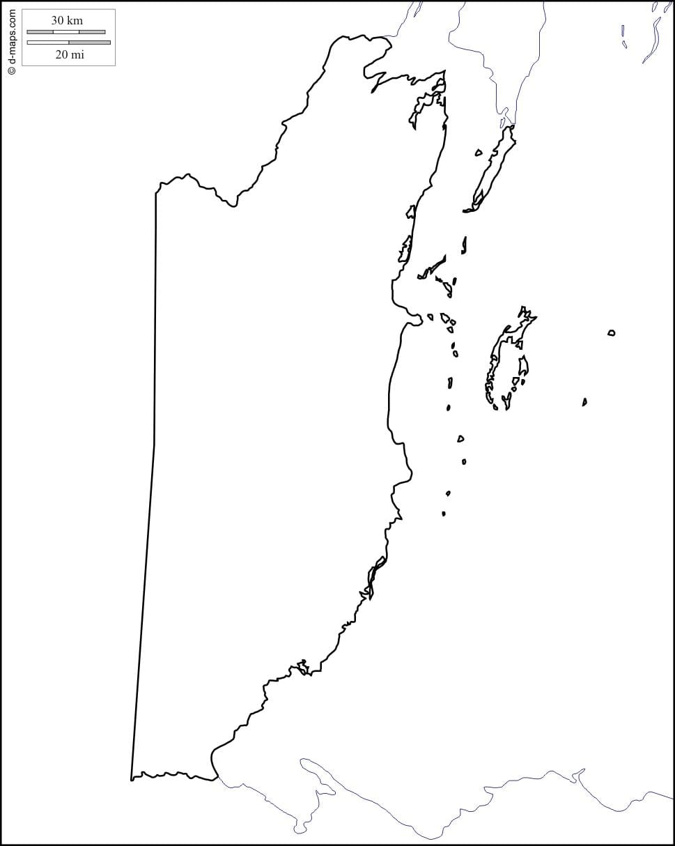 Mapa hutsik Belize