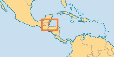 Belize kokapena munduko mapa