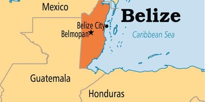 Mapa belmopan Belize
