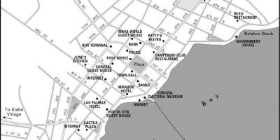 Mapa corozal herri Belize