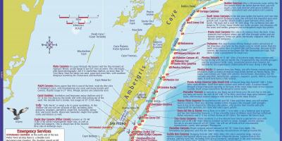 Caye caulker Belize mapa